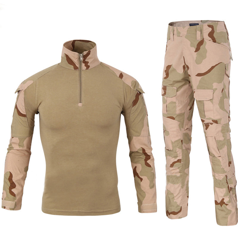 Cargo Shirts and Trousers Tactical Set With Knee Pad